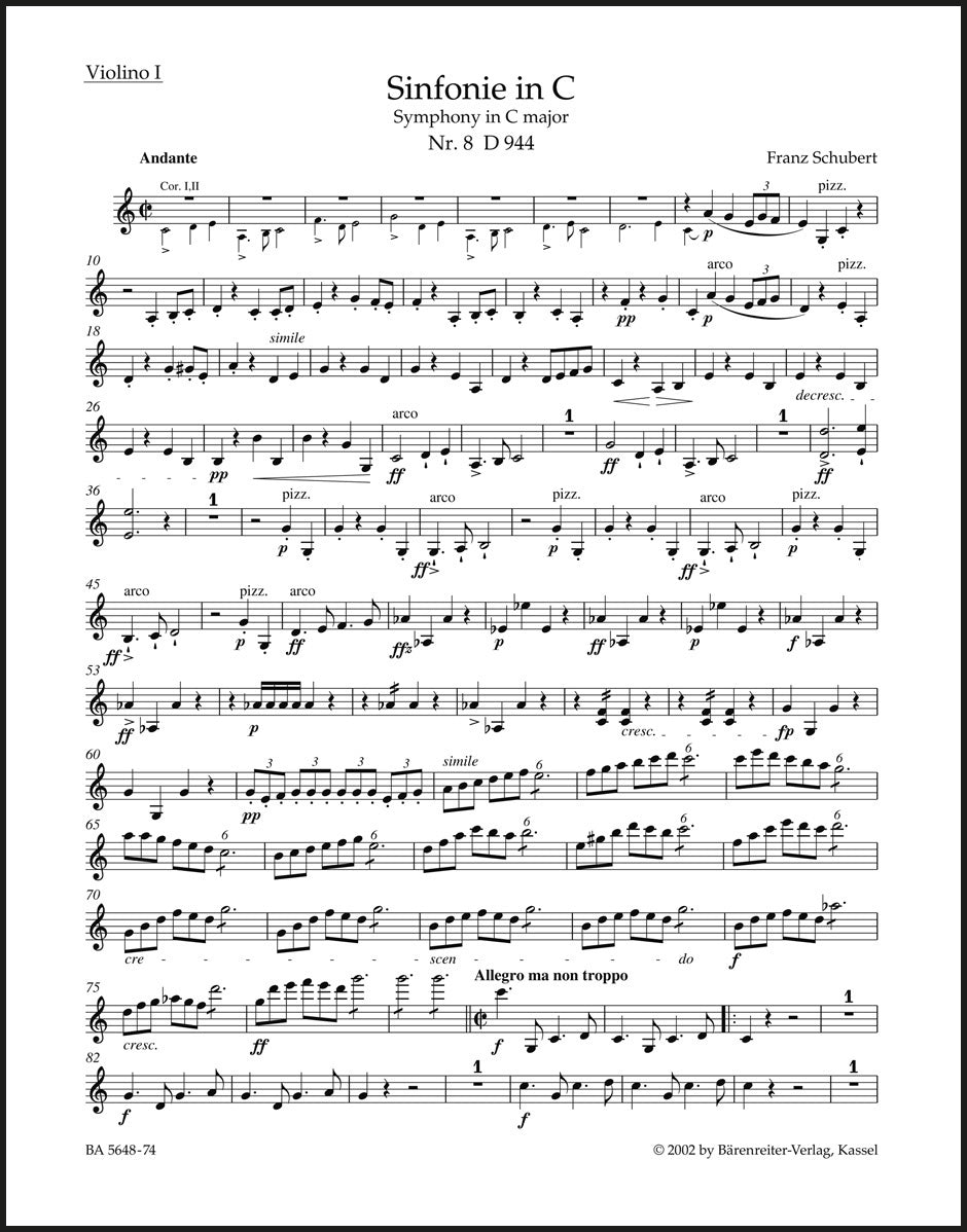 Schubert: Symphony No. 8 in C Major, D 944 ("The Great")