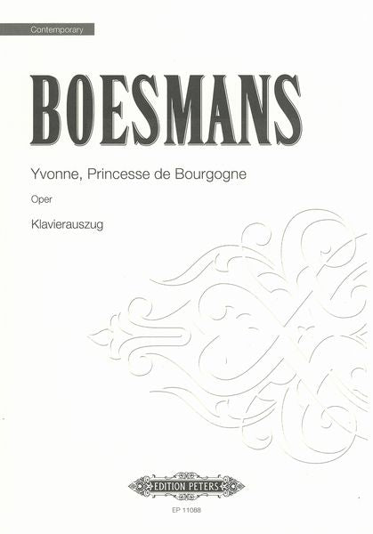Boesmans: Yvonne, Princesse de Bourgogne