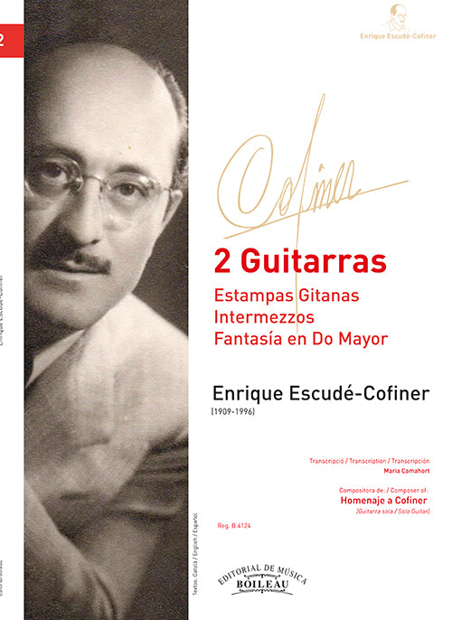 Escudé-Cofiner: Works Arranged for 2 Guitars