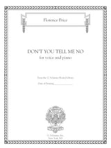 Price: Don't You Tell Me No