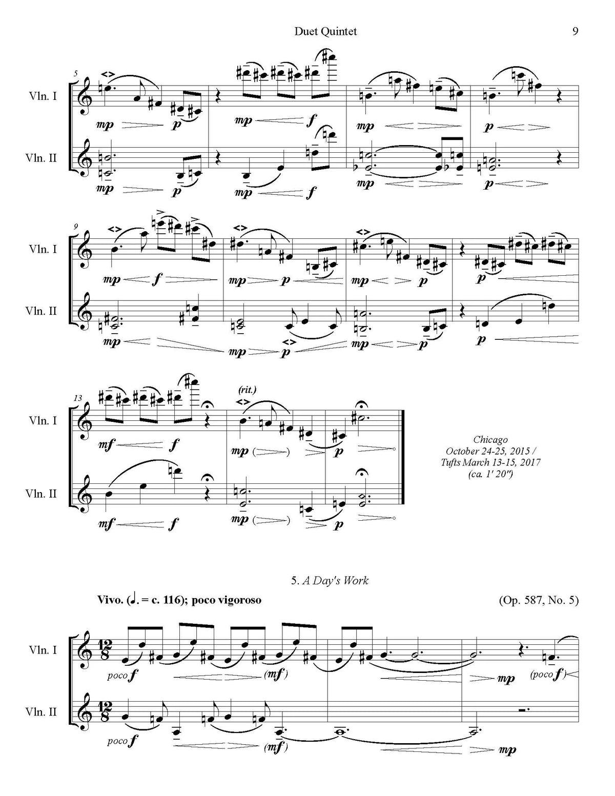 McDonald: Duet Quintet