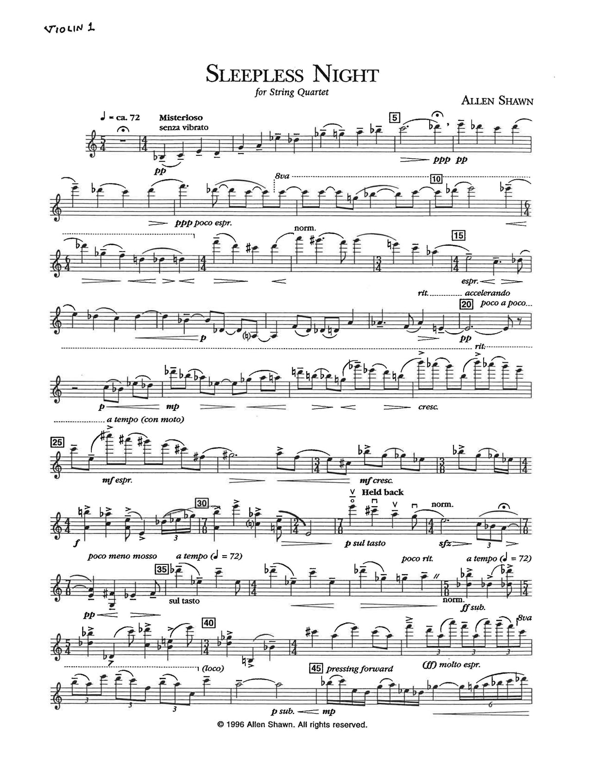 Shawn: Sleepless Night