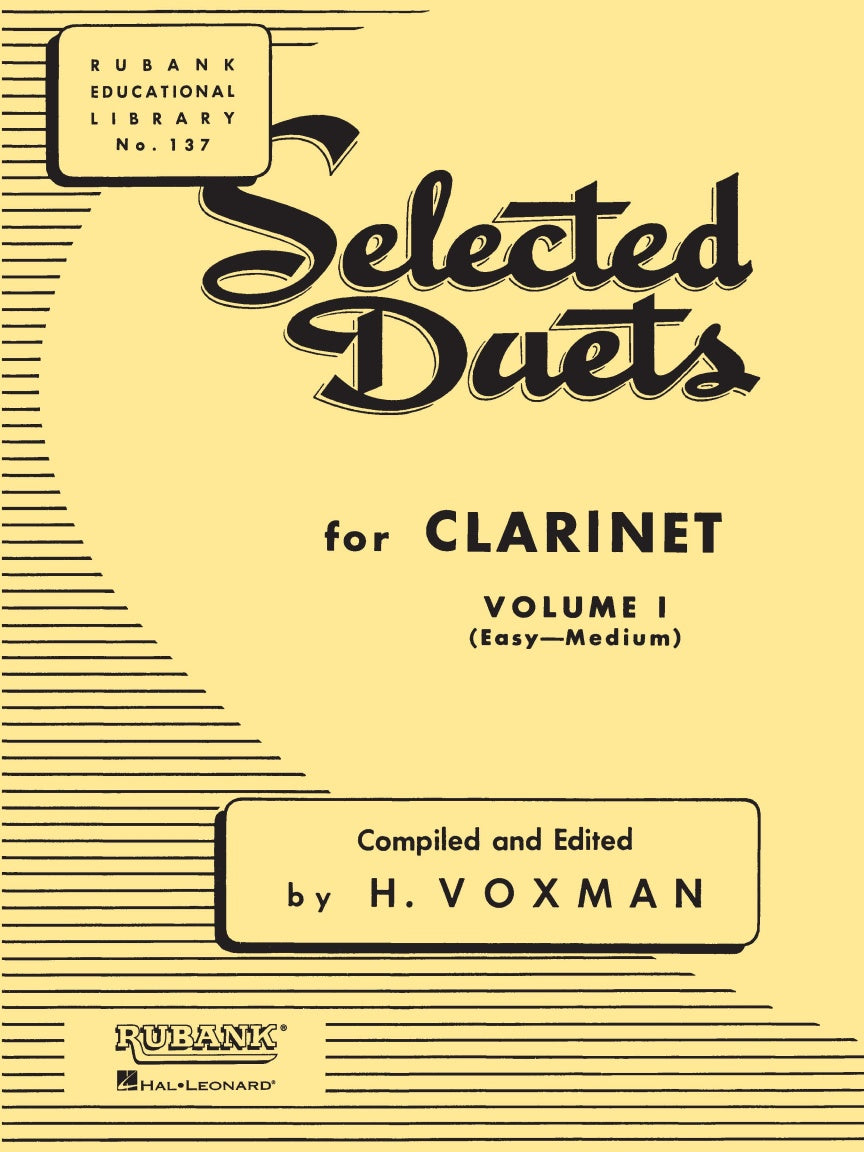 Selected Duets for Clarinet - Volume 1 (Easy to Medium)