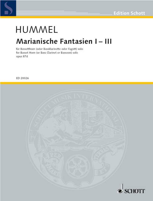 Hummel: Marianische Fantasien I-III, Op. 87d
