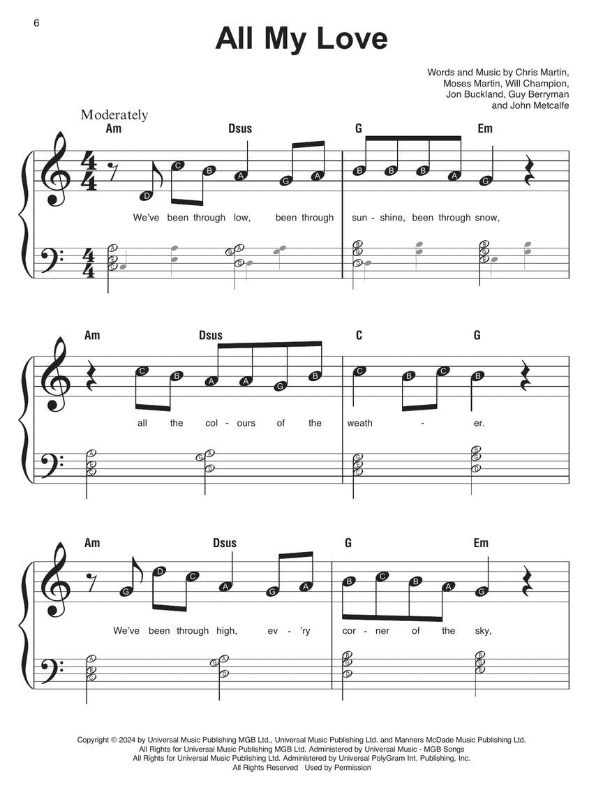 Instant Piano Songs: Chart Hits