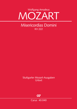 Mozart: Misericordias Domini, K. 222 (205a)