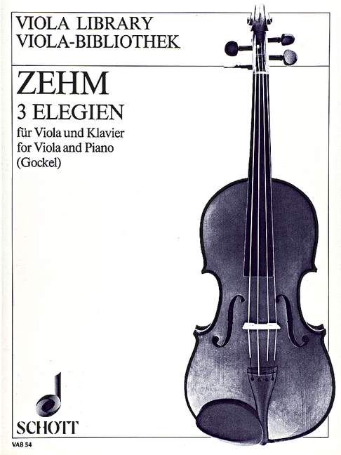 Zehm: 3 Elegies