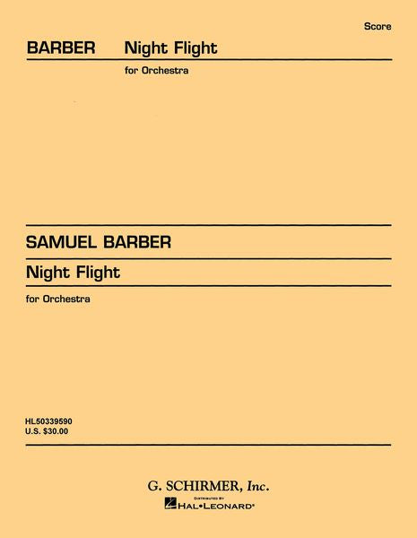 Barber: Night Flight, Op. 19a