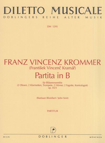 Krommer: Partita in B, Op. 45, No. 3