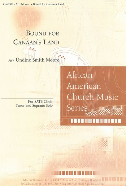 Bound for Canaan's Land (arr. for SATB)