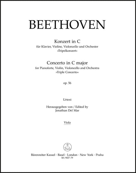 Beethoven: Triple Concerto in C Major, Op. 56