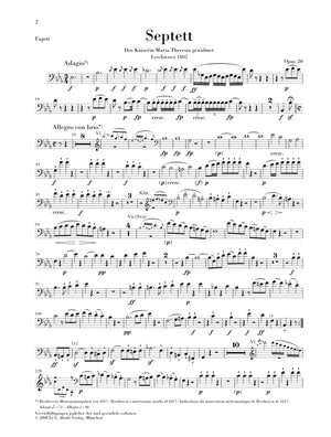 Beethoven: Septet in E-flat Major, Op. 20