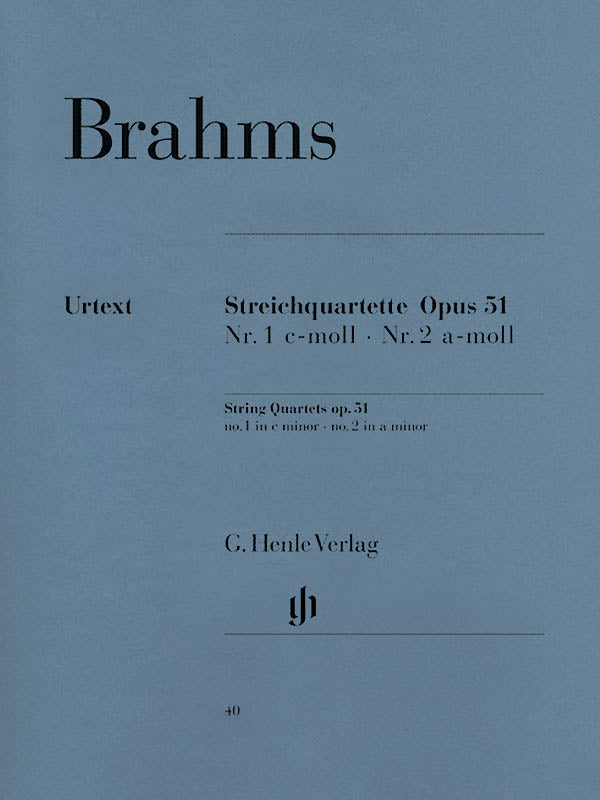 Brahms: String Quartets, Op. 51