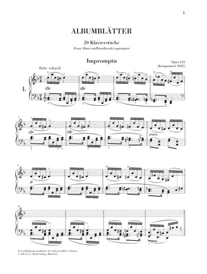 Schumann: Album Leaves, Op. 124
