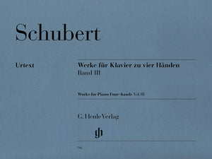 Schubert: Works for Piano Four-Hands - Volume 3