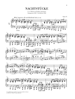 Schumann: Nachtstücke, Op. 23