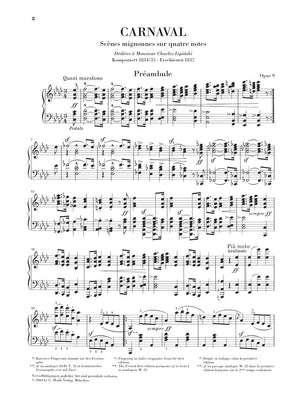 Schumann: Carnaval, Op. 9