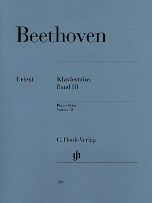 Beethoven: Piano Trios - Volume III
