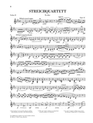 Mendelssohn: String Quartets, Op. 12 and Op. 13