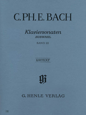 C.P.E. Bach: Selected Piano Sonatas - Volume 3