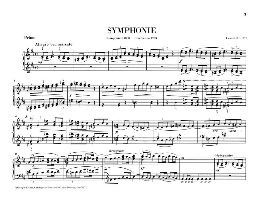 Debussy: Symphony in B Minor