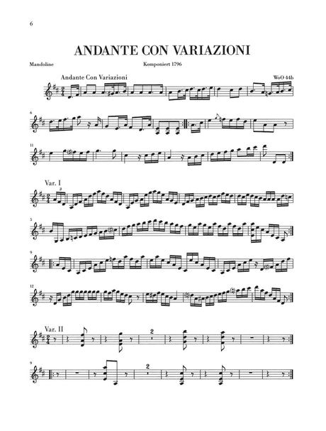 Beethoven: Works for Mandolin