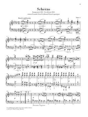 Brahms: Scherzo in E-flat Minor, Op. 4