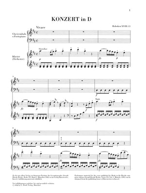 Haydn: Piano Concerto in D Major, Hob. XVIII:11