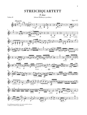 Beethoven: String Quartet in F Major, Op. 135