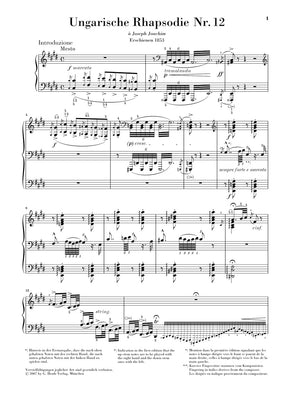 Liszt: Hungarian Rhapsody No. 12