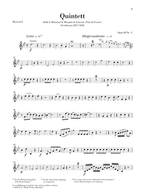 Reicha: Wind Quintet in E-flat Major, Op. 88, No. 2