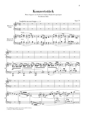 Weber: Concert Piece in F Minor, Op. 79