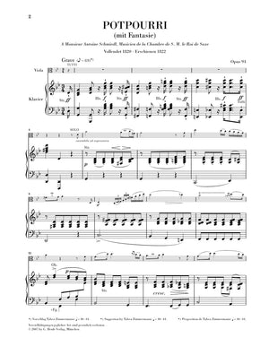 Hummel: Potpourri, Op. 94 ("Fantasy")
