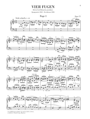 Schumann: Four Fugues, Op. 72
