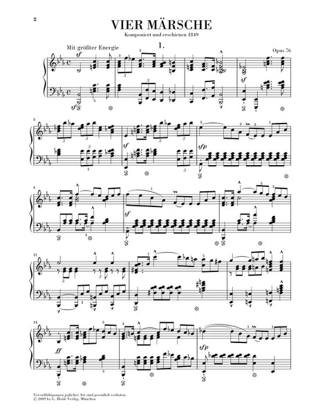 Schumann: 4 Marches, Op. 76