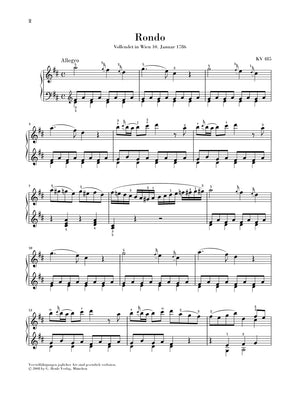 Mozart: Rondo in D Major, K. 485