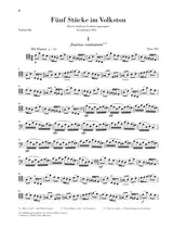 Schumann: 5 Stücke im Volkston, Op. 102