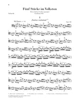 Schumann: 5 Stücke im Volkston, Op. 102