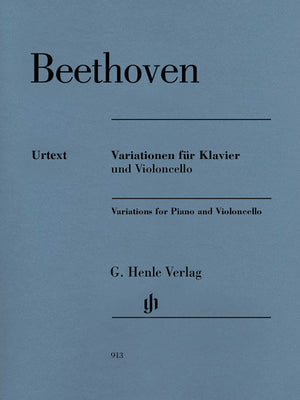 Beethoven: Variations for Cello and Piano