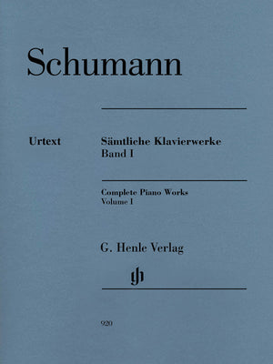 Schumann: Complete Piano Works - Volume 1