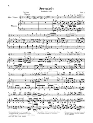 Beethoven: Serenade in D Major, Op. 41 (version for piano and flute or violin)