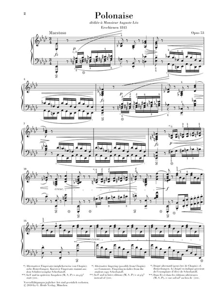 Chopin: Polonaise in A-flat Major, Op. 53
