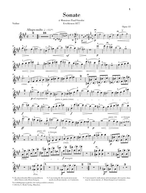 Fauré: Violin Sonata No. 1 in A Major, Op. 13