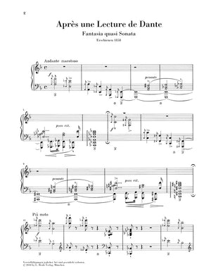 Liszt: Après une lecture de Dante