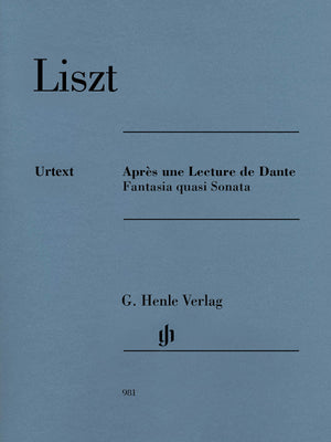 Liszt: Après une lecture de Dante
