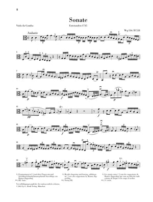 C.P.E. Bach: Gamba Sonatas, Wq. 88, 136, 137 (version for viola)