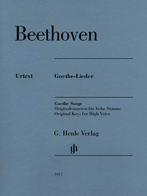 Beethoven: Goethe Songs