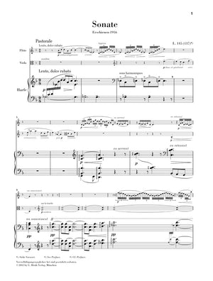 Debussy: Sonata for Flute, Viola and Harp