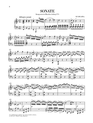 Mozart: Piano Sonata in F Major, K. 280 (189e)