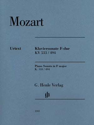 Mozart: Piano Sonata in F Major, K. 533/494